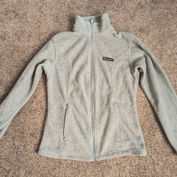 Columbia Benton Springs 🩶 Gray Full-Zip Jacket, Size Small - Picture 2 of 4